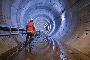 Tunnel construction dust monitoring project